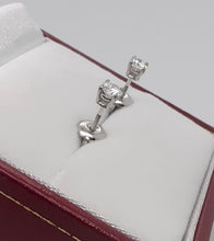 Load image into Gallery viewer, #352 - .30 Carat Diamond, Screwback Studs, 14k White Gold, NEW