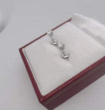 Load image into Gallery viewer, #352 - .30 Carat Diamond, Screwback Studs, 14k White Gold, NEW
