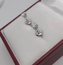 Load image into Gallery viewer, #352 - .30 Carat Diamond, Screwback Studs, 14k White Gold, NEW
