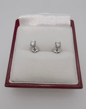 Load image into Gallery viewer, #352 - .30 Carat Diamond, Screwback Studs, 14k White Gold, NEW