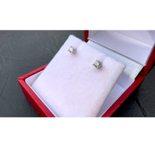 Load image into Gallery viewer, #578 - .18 Carat Natural Diamond Screwback Studs, 14k - NEW
