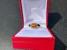 Load image into Gallery viewer, #655 - 10kt Yellow Gold, Citrine &amp; Diamond Ring, Size 7
