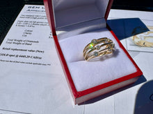 Load image into Gallery viewer, #829/848 - .87 Carat Diamond Band, 14k Gold, Size 6 or 7
