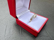 Load image into Gallery viewer, #697 - 10kt Yellow Gold, .37ct Diamond Band, Size 7 3/4
