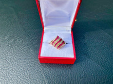 Load image into Gallery viewer, #745 - 14kt Yellow Gold, Ruby &amp; Diamond Ring Size 6
