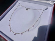 Load image into Gallery viewer, #795 - 18kt Yellow Gold, 1.54ct Pink Sapphire Necklace, 18” Long
