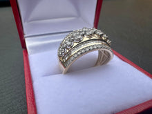 Load image into Gallery viewer, #595 - 14kt Yellow &amp; White Gold, 1.35 Carat Diamond Band, Size 6
