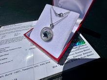 Load image into Gallery viewer, #856 - 14kt White Gold, EFFY Panther Pendant Necklace 16-18”
