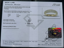 Load image into Gallery viewer, #587 - 14kt Yellow Gold &amp; 1.05ctw Yellow Diamond Band, Size 5
