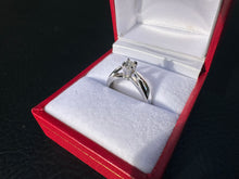 Load image into Gallery viewer, #447 - .20 Carat Natural Diamond. 14k White Gold Solitaire Engagement Ring, Size 5
