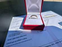 Load image into Gallery viewer, #806 - 14kt Yellow Gold, 1/2 Carat Diamond Band, Size 6
