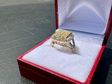 Load image into Gallery viewer, #683 - 14k Yellow Gold, 1.00 Carat Yellow &amp; White Diamond Ring, Size 6
