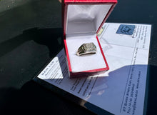 Load image into Gallery viewer, #778 - 10kt White &amp; Yellow Rolex Style Diamond Ring, Size 10
