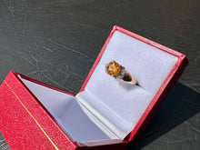 Load image into Gallery viewer, #655 - 10kt Yellow Gold, Citrine &amp; Diamond Ring, Size 7
