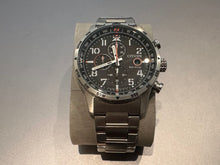 Load image into Gallery viewer, #742 - Citizen Eco-Drive Chronograph Stainless Steel Black Dial CA0790-83E 100M Men&#39;s Watch

