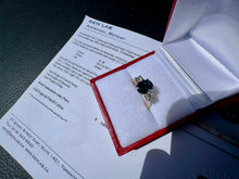 Load image into Gallery viewer, #900 - 14kt Yellow Gold, Sapphire &amp; Diamond Ring Size 6
