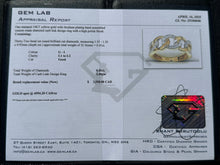 Load image into Gallery viewer, #583 - 14kt Curb Link Design Diamond Band, Size 5
