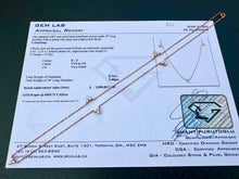 Load image into Gallery viewer, #621 - 14kt Rose Gold, .76ct Diamond Necklace 18”

