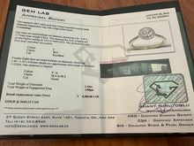 Load image into Gallery viewer, #549 - 1.10 Carat Natural Diamond Engagement Ring, 18k White Gold, Size 7 1/2
