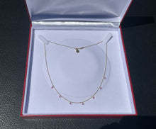 Load image into Gallery viewer, #795 - 18kt Yellow Gold, 1.54ct Pink Sapphire Necklace, 18” Long
