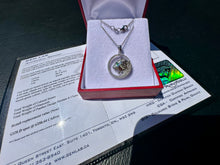 Load image into Gallery viewer, #856 - 14kt White Gold, EFFY Panther Pendant Necklace 16-18”
