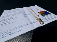 Load image into Gallery viewer, #860 - 14kt Rose Gold, EFFY Panther Diamond Necklace 16-18”
