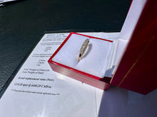 Load image into Gallery viewer, #842 - 14kt Yellow Gold, .41CT 3 Sided Diamond Band, Sz 7

