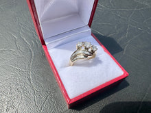Load image into Gallery viewer, #694 - 10kt Yellow Gold, 1.15ct Diamond Dinner Ring, Size 7
