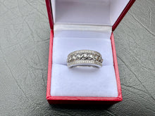 Load image into Gallery viewer, #654 - 14kt White Gold, .47ct Diamond, Size 7
