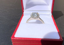 Load image into Gallery viewer, #549 - 1.10 Carat Natural Diamond Engagement Ring, 18k White Gold, Size 7 1/2
