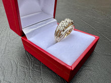 Load image into Gallery viewer, #686 - 10kt Yellow Gold, 1.00 Carat Diamond Cluster Band, Size 5
