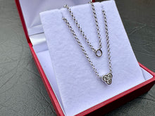 Load image into Gallery viewer, #644 - 14kt White Gold, .31ct Diamond Pendant / Chain. Adjustable 16 or 18”
