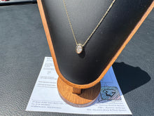 Load image into Gallery viewer, #890 - 1.15 Carat Oval Diamond Pendant / Chain Set 16-18”
