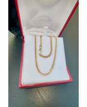 Load image into Gallery viewer, #568 - 10k Yellow Gold, 24” Diamond Cut Franco Chain
