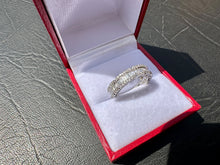 Load image into Gallery viewer, #663 - .66 CT Diamond Band, .925 Size 5
