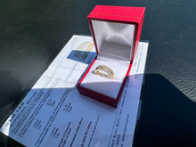 Load image into Gallery viewer, #839 - 14kt Yellow Gold, .39 Carat Diamond Band, Size 7
