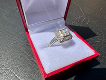 Load image into Gallery viewer, #704 - 14k White &amp; Yellow Gold, .80CT Diamond Ring, Size 7
