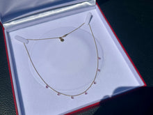 Load image into Gallery viewer, #795 - 18kt Yellow Gold, 1.54ct Pink Sapphire Necklace, 18” Long
