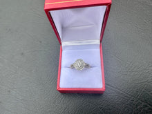 Load image into Gallery viewer, #588 - 14kt Yellow Gold, .45 Carat Oval Diamond Ring, Size 7
