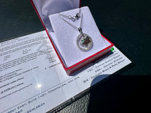 Load image into Gallery viewer, #856 - 14kt White Gold, EFFY Panther Pendant Necklace 16-18”
