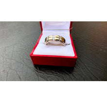 Load image into Gallery viewer, #572 - 14kt White Gold, Custom .52 Carat Princess Cut Diamond Band, Size 10
