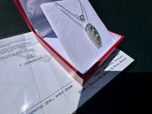 Load image into Gallery viewer, #790 - 14kt White Gold, Tourmaline &amp; Topaz Pendant Necklace 18”
