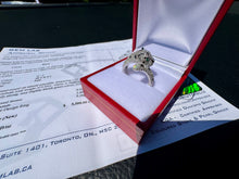Load image into Gallery viewer, #869 - 14kt White Gold EFFY Diamond Panther Ring, Size 7
