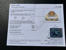 Load image into Gallery viewer, #655 - 10kt Yellow Gold, Citrine &amp; Diamond Ring, Size 7
