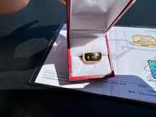 Load image into Gallery viewer, #845 - 18kt Yellow Gold, Hammered Finish Band, Size 6
