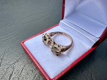 Load image into Gallery viewer, #687 - 14kt Rose Gold, Diamond “Effy” Panther Ring Size 7

