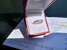 Load image into Gallery viewer, #817 - 14kt Princess &amp; Baguette Custom Diamond Band, Size 6
