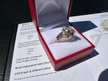Load image into Gallery viewer, #830 - 10kt Yellow Gold, .86 CTW Custom Diamond Ring, Size 7
