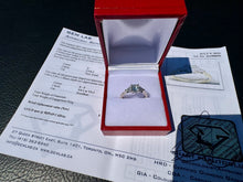 Load image into Gallery viewer, #876 - 14kt White Gold, .91 Carat Diamond Cushion Cut Engagement Ring, Size 5 3/4
