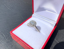Load image into Gallery viewer, #549 - 1.10 Carat Natural Diamond Engagement Ring, 18k White Gold, Size 7 1/2
